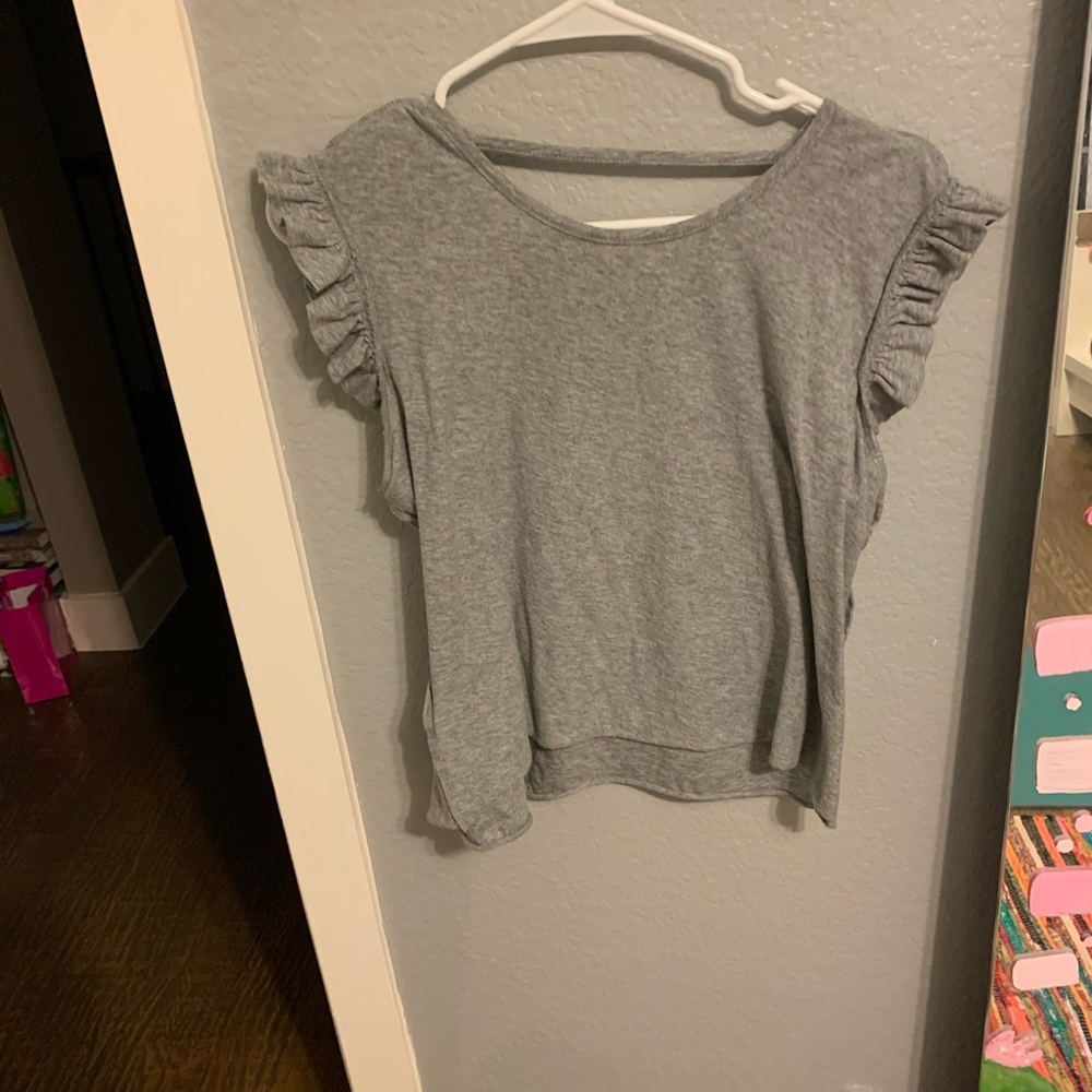 cute grey top